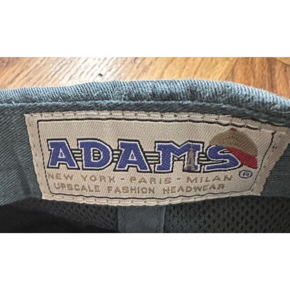 Siegfried Hat Vintage Cap Signature ADAMS Upscale Leather Snapback Dad Hat - Picture 7 of 14